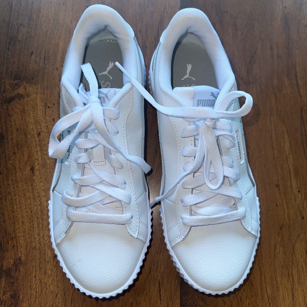 PUMA SoftFoam+ White Sneakers – Women’s Size 8 (US) / 38.5 (EU)